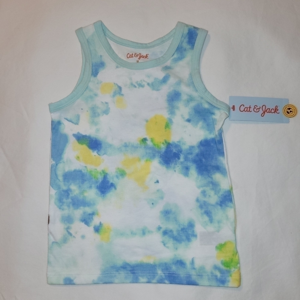 Cat & Jack Girl's Tye Dyed Tank Top Size 2T